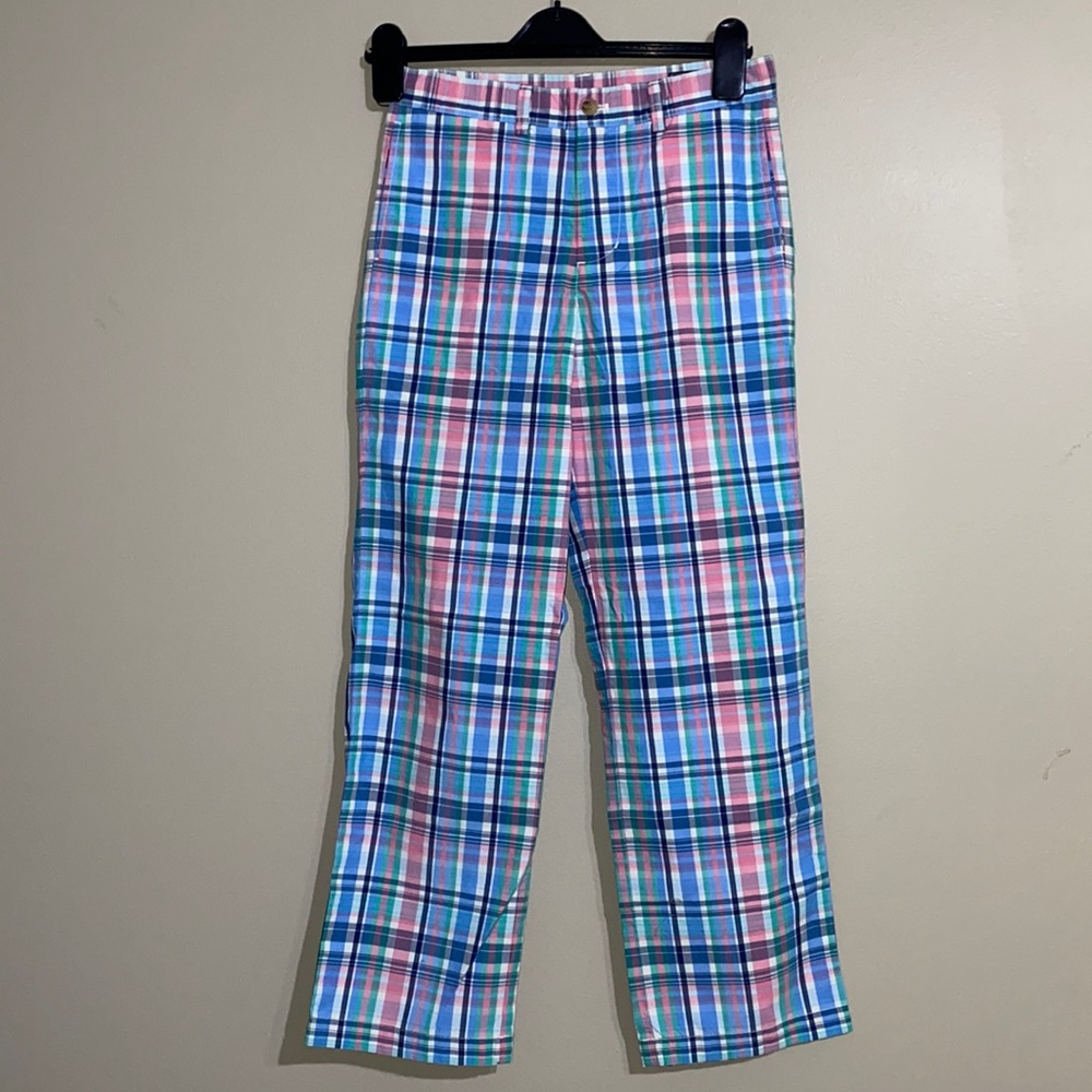 Vineyard Vines Boys Pastel Plaid Pants